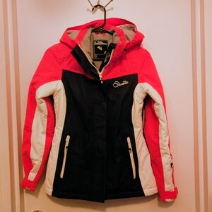 Dare2b Women's Vibrant Pink and Black Ski Jacket